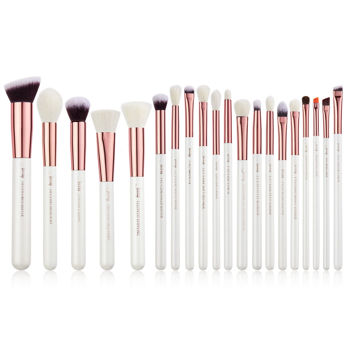 Jessup Brush Set 20 PCS Makeup Brushes for Foundation Blending Blush Concealer Eye Shadow Lip